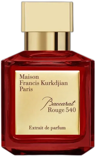 Baccarat Rouge 540 bottle, Maison Francis Kurkdjian